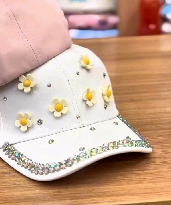 Cute Floral embellished Cap